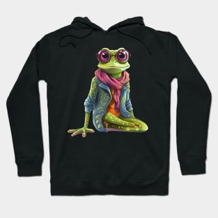 Funny Frog Fashion Lovers Gift Hoodie